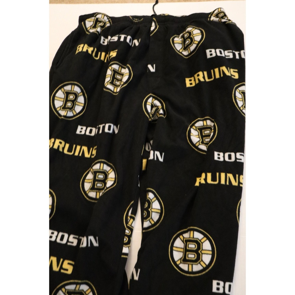 Concepts Sport Boston Bruins NHL Pajama Pants Mens XXL Black Fleece Sleepwear